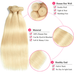 Queen Hair Inc Wholesales 10A+ 613 Blonde Color Bundles Deal Body Wave Staight