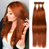 Queen Hair Inc Wholesales 10A+ 350# Ginger Color Bundles Deal Straight
