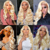 Queen Hair Inc Wholesales 10A+ 613 Blonde Color Bundles Deal Body Wave Staight