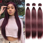 Queen Hair Inc Wholesales 10A+ 99J# Color Bundles Deal Straight