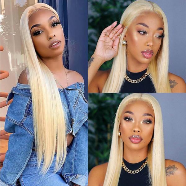 Queen Hair Inc 10A 180% 13x4 Lace Frontal Wig Straight #613