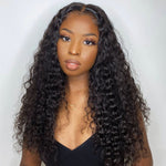 Queen Hair Inc 10A 180% Density Virgin Hair 4x4 5x5 HD Lace Closure Wigs Deep Wave Human Hair