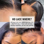 Queen Hair Inc 10A 180% Density Virgin Hair 4x4 5x5 HD Lace Closure Wigs Deep Wave Human Hair