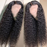 Queen Hair Inc 10A 180% Density Virgin Hair 4x4 5x5 HD Lace Closure Wigs Water Wave Human Hair