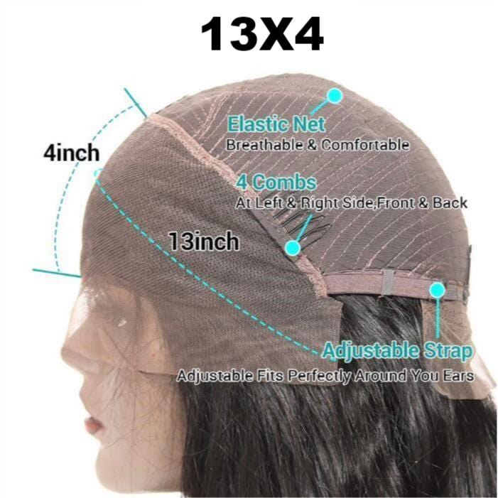Queen Hair Inc Wholesale 10A Lace Frontal Wigs Straight Brown Lace 150/180 Density 100% Human Hair