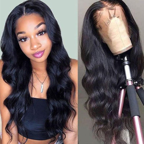 Queen Hair Inc 10a+ 150% 13x4/13x6 Lace Frontal Wigs Body Wave #1B 🛫