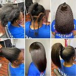 Queen Hair Inc 9A 3 Remy Hair bundles + 4X4 Lace Closure Body Wave #1b 的副本