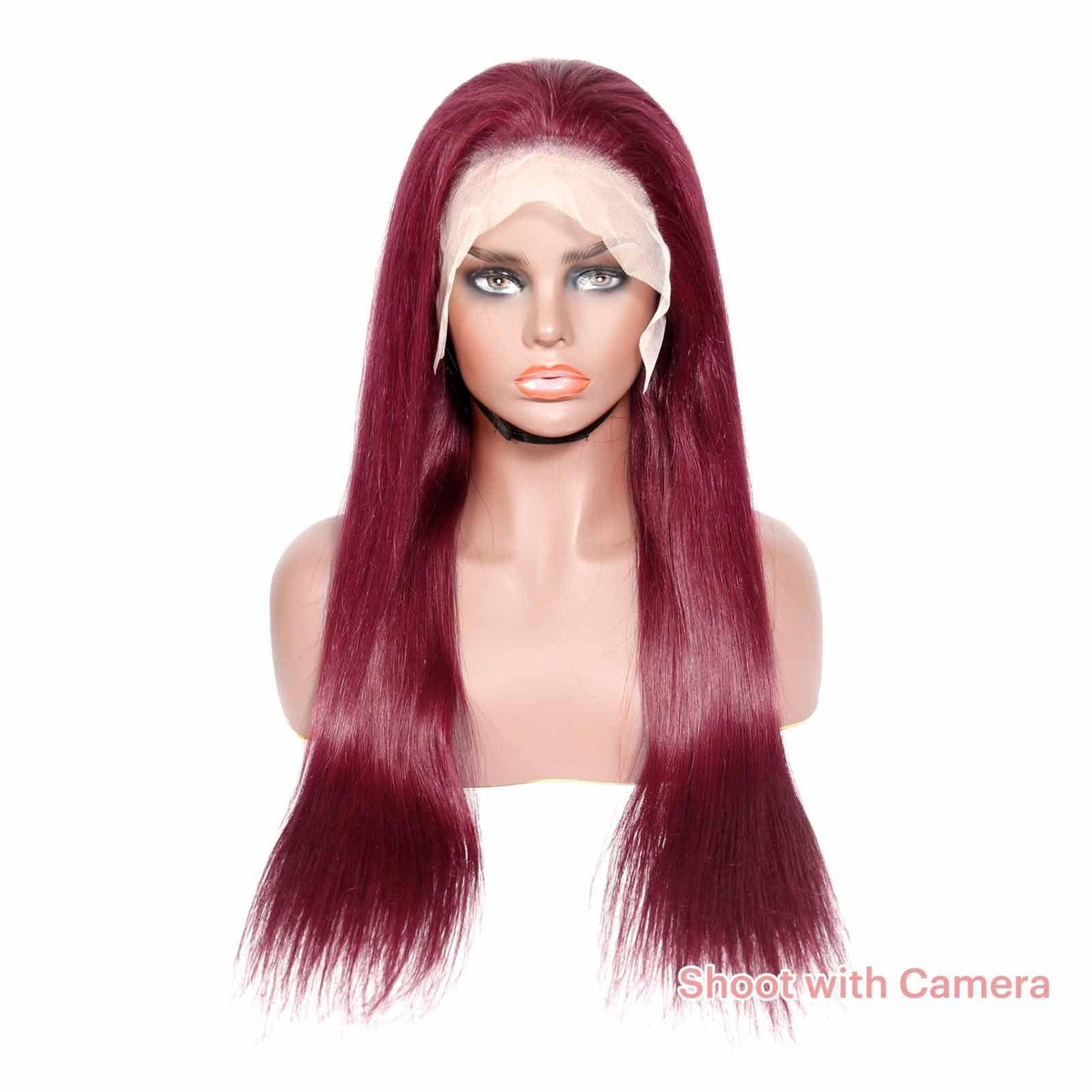 Queen Hair Inc Queenhairinc Burgundy Lace Front Wig 99J Human Hair Wig Straight 13x4 Colored Wigs 180 Density