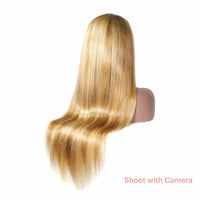 Queen Hair Inc Queenhairinc P30/613 Human Hair Wigs Highlight Colored Lace Front Wig Straight 180 Density