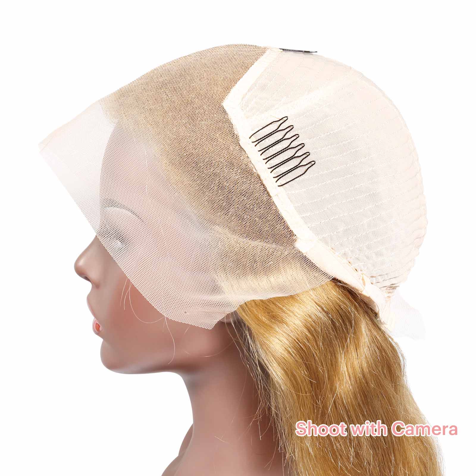 Queen Hair Inc Queenhairinc P30/613 Human Hair Wigs Highlight Colored Lace Front Wig Straight 180 Density
