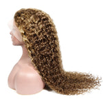 Queen Hair Inc Wholesales P4/27 Human Hair Wigs Honey Blonde Highlight Colored Lace Front Wig Deep Wave 180 Density