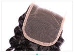 Queen Hair Inc 4x4 Lace Closure Free Part Deep Wave 100% Human Hair