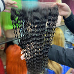 Queen Hair Inc 13x4 HD Lace Closure Free Part Deep Wave 100% Virgin Human Hair