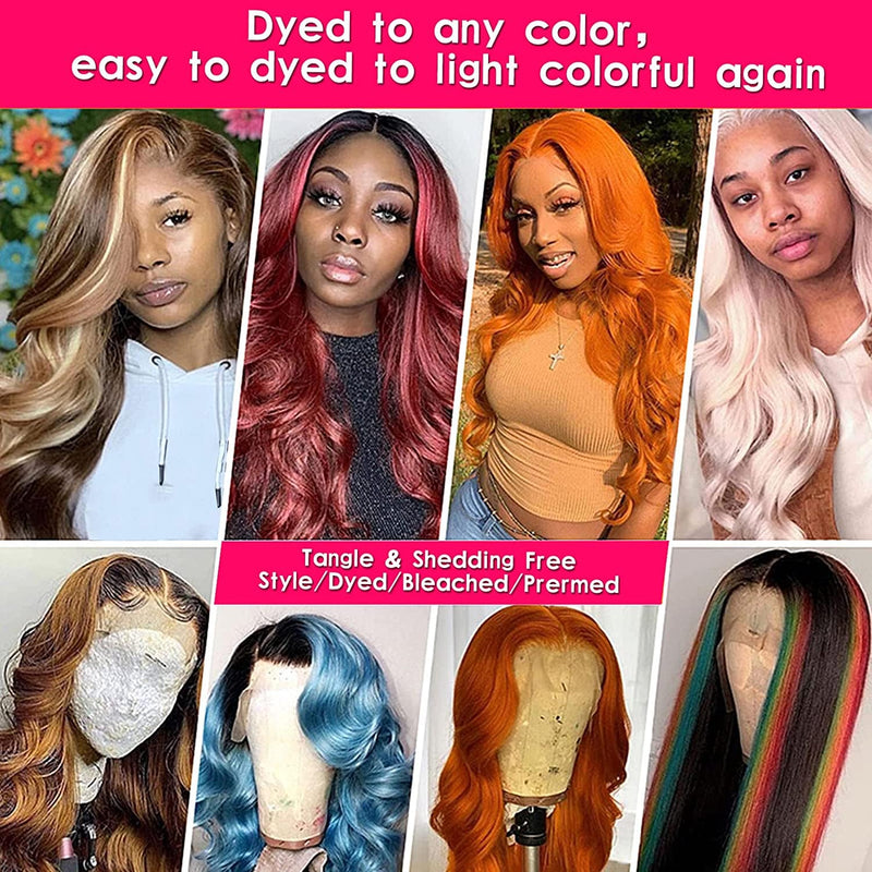 Queen Hair Inc 13x4 HD Lace Frontal #613 Blonde Color Free Part Ear To Ear Straight