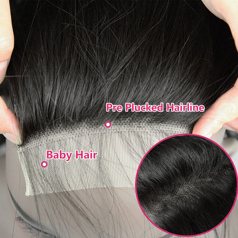 Queen Hair Inc 4x4 HD Lace Closure Free Part Deep Wave 100% Virgin Human Hair