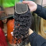 Queen Hair Inc 4x4 HD Lace Closure Free Part Water Wave 100% Virgin Human Hair