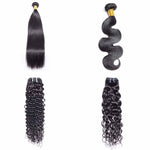 Queen Hair Inc Same As Offline Grade 8A+ Human Hair Bundle Straight Body Wave Deep Wave Water Wave 🛫