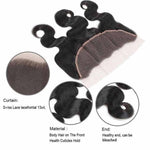 Queen Hair Inc Offline VIP 13x4 Lace Frontal Natural Black Color