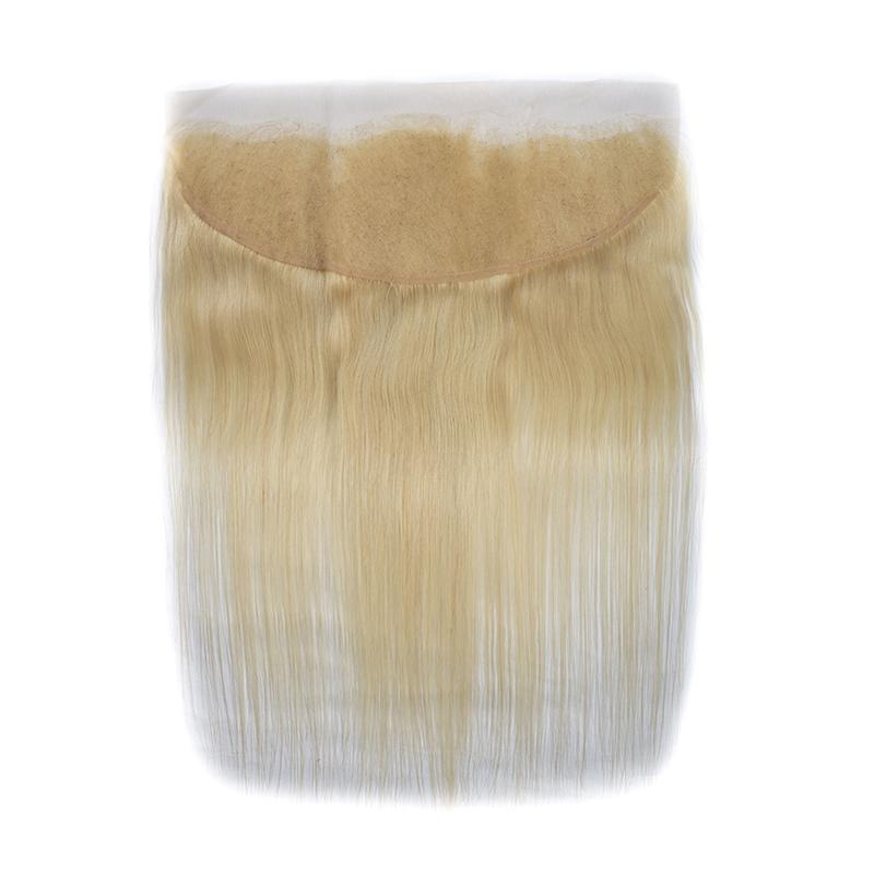 Queen Hair Inc 10A  613 Blonde Hair 2/3bundles with 13*4 Lace Frontal Straight 100% Human Hair