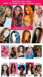 Queen Hair Inc 3/4bundles 4/27 Highlight Hair Weave 12-30inch Water Wave Virgin Human Hair