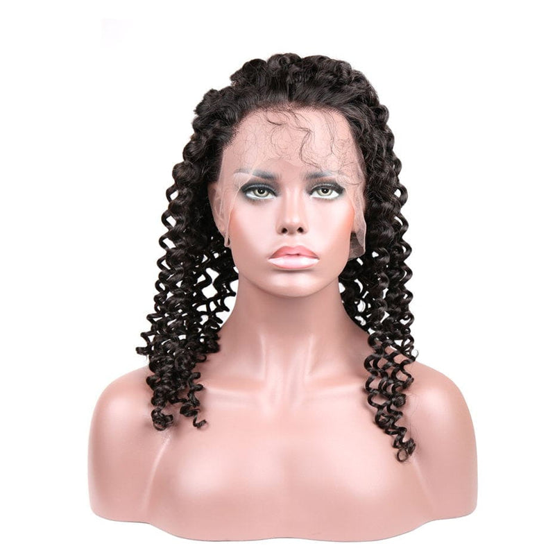 Queen Hair Inc Virgin Hair Full Lace Wigs Natural Color hair 100% Human Hair Deep Wave