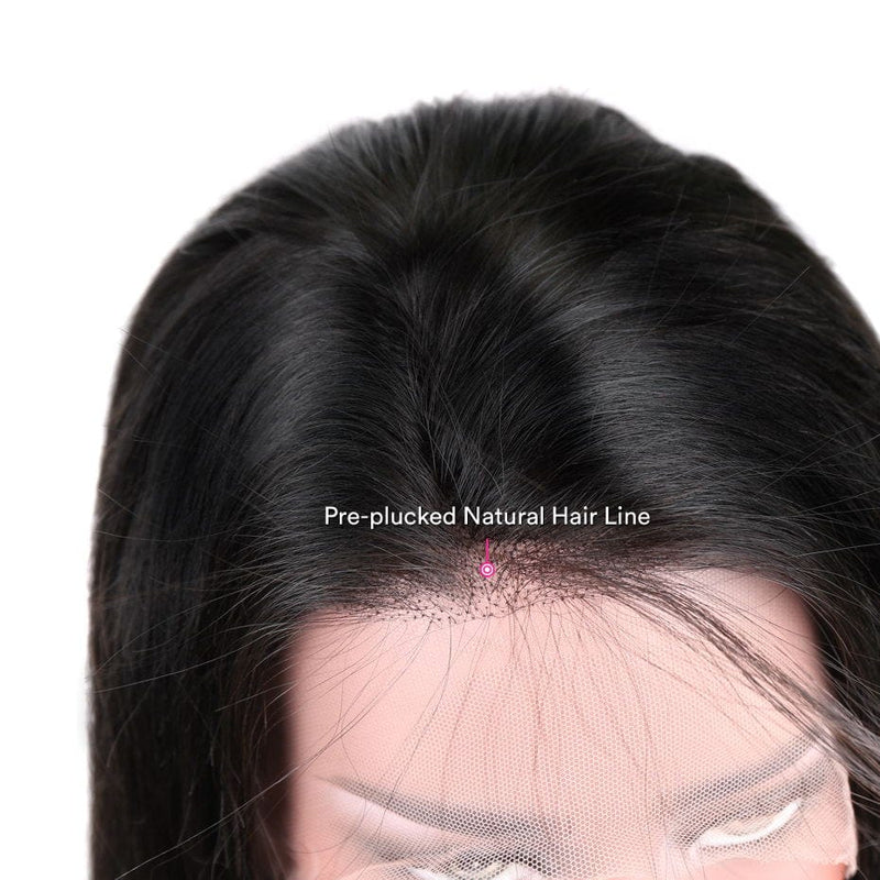Queen Hair Inc Virgin Hair HD Full Lace Wigs Natural Color hair 100% Human Hair Straight