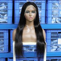 Queen Hair Inc Virgin Hair HD Full Lace Wigs Natural Color hair 100% Human Hair Straight