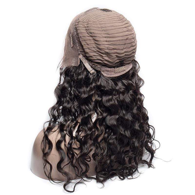 Queen Hair Inc 10a+ 150 Density Virgin Hair 13*6 Lace Frontal Wigs Water wave  100% Human Hair