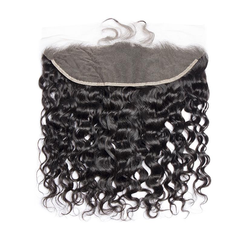 Queen Hair Inc 13x4 Lace Frontal Free Part Water Wave 100% Human Hair