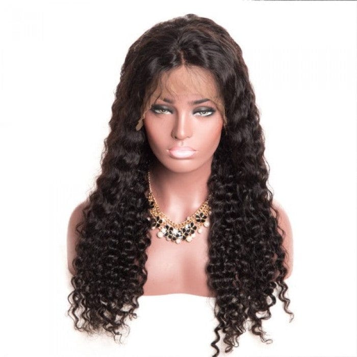 Queen Hair Inc Wholesale 10A 13X4 Lace Frontal Wigs Water Wave 180 Density 100% Human Hair