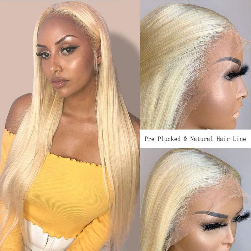 Queen Hair Inc Wholesale 10A Blonde 13x4 Lace Frontal Wig 180% Body Wave #613