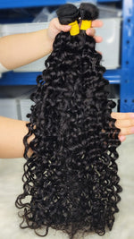 Queen Hair 10A Human Hair Bundles Hair Weave 10-30 Inch Straight Virgin Hair - 4 Texture #1b Color
